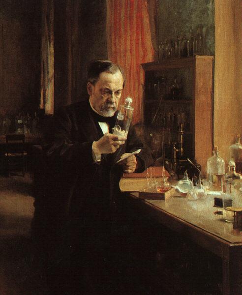 Albert Edelfelt Portrait of Louis Pasteur Germany oil painting art